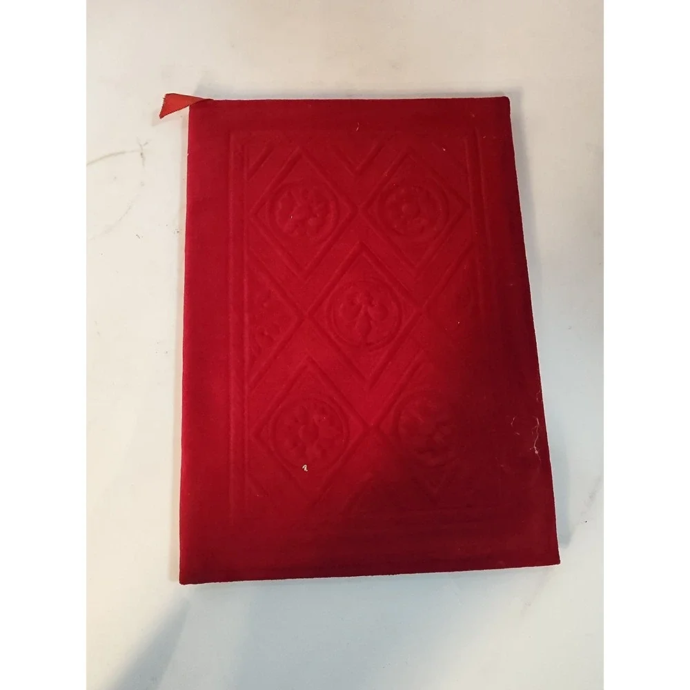 Velvet Notepad Covers with Ribbon Closure | Set of 2 | 6